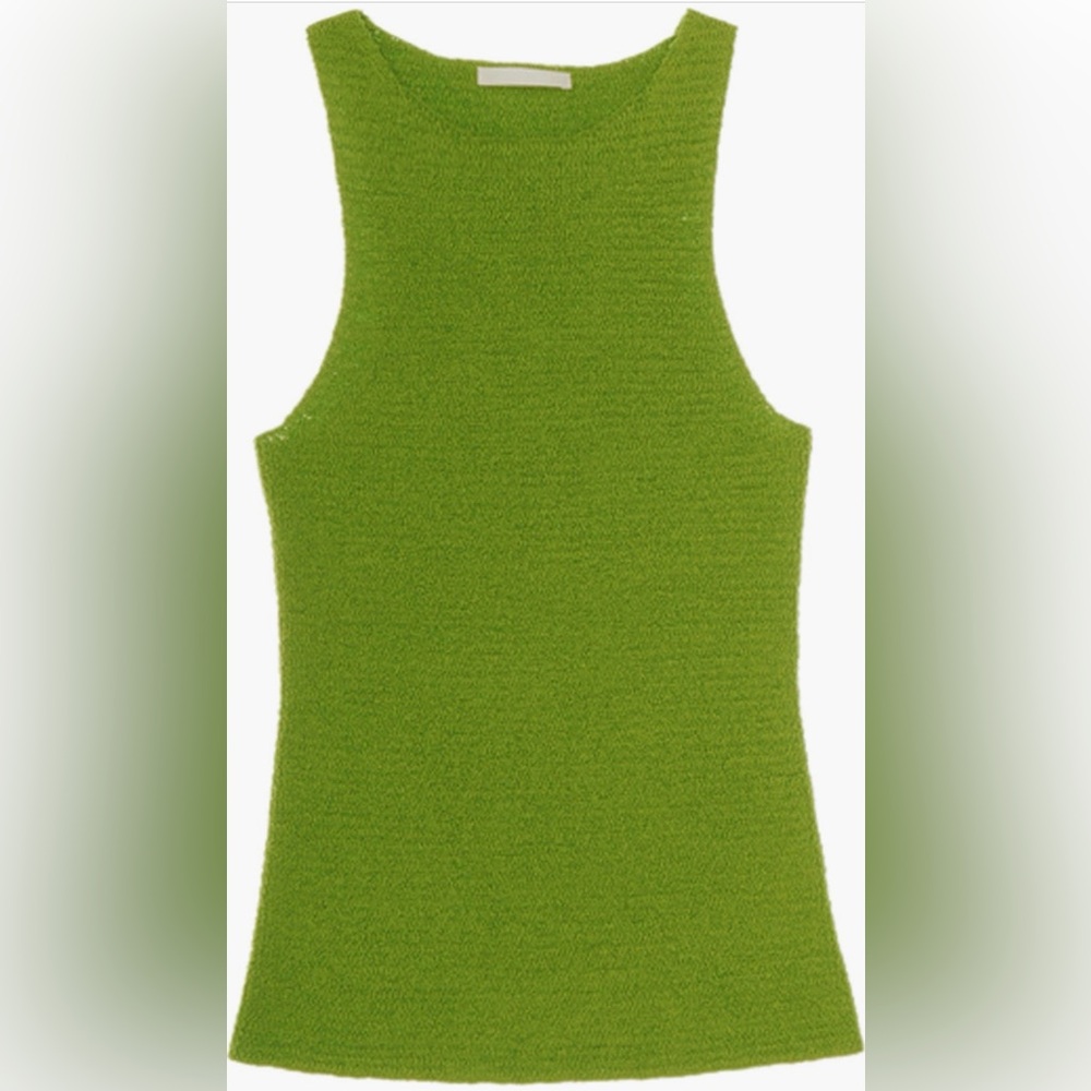 Helmut Lang Green Ribbon Tank